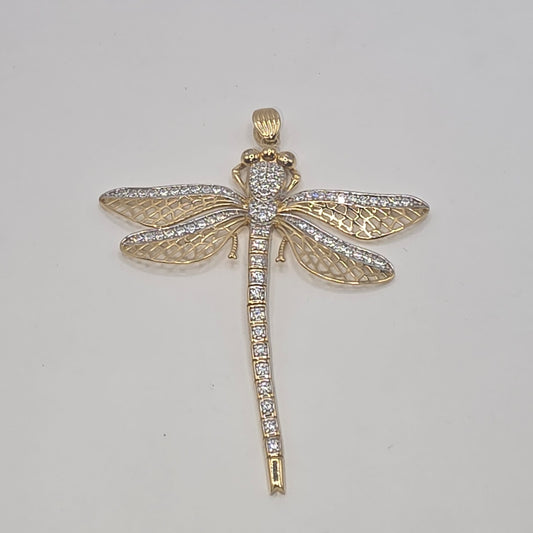DRAGONFLY PENDANT 10K