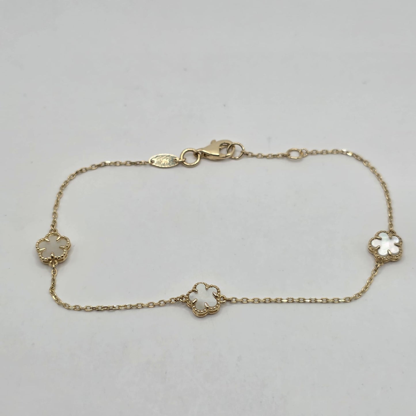 CLOVER BRACELET 14K