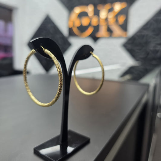 HOOP EARRING 10K