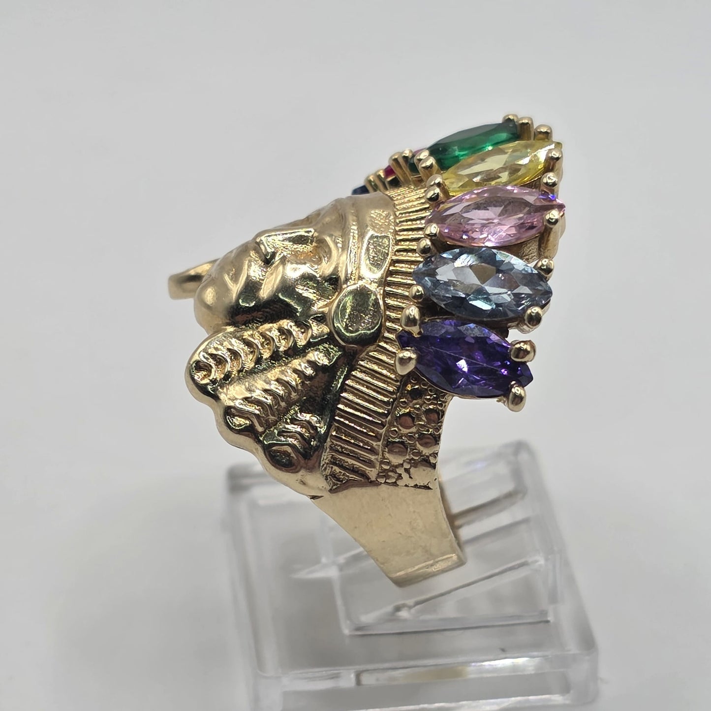 INDIAN HEAD RING 10K