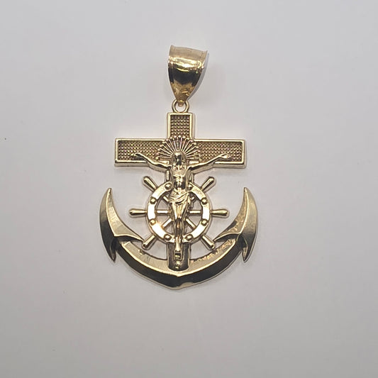 ANCHOR PENDANT 10K