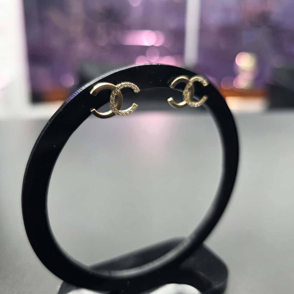 CCSTUD EARRING 10K  WEIGHT: 0.7G