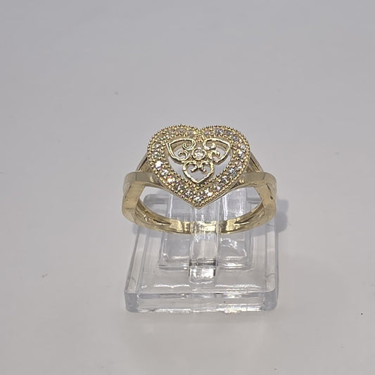 HEART RING 10K