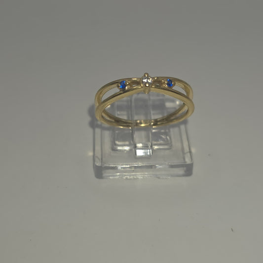BLUE STONE RING 10K