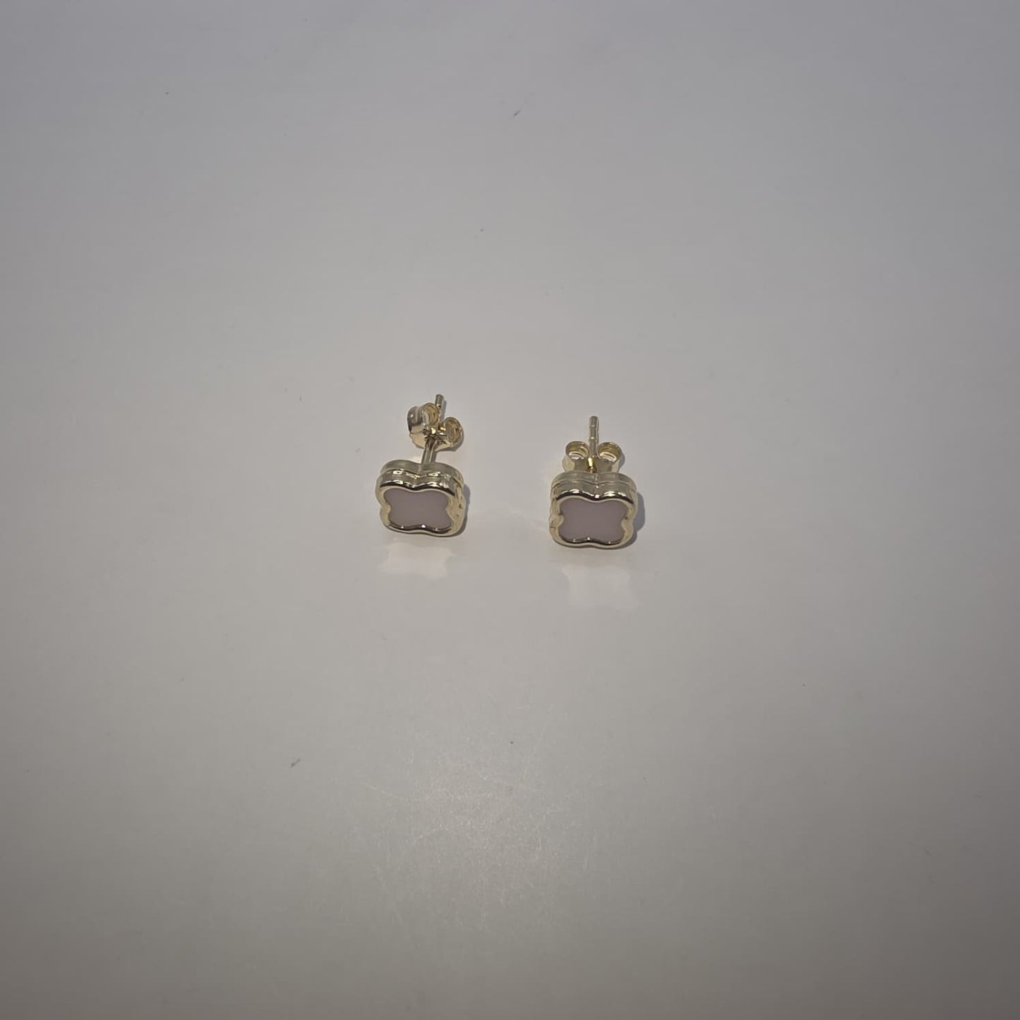 CLOVER STUD EARRING 10K