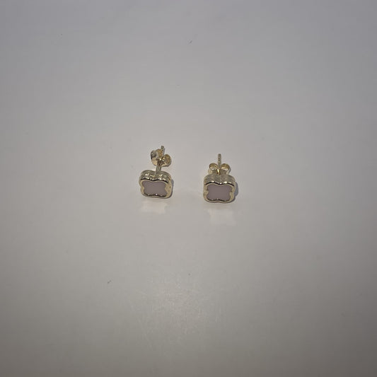 CLOVER STUD EARRING 10K