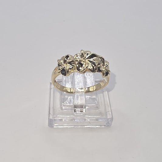 FLOWER RING 10K