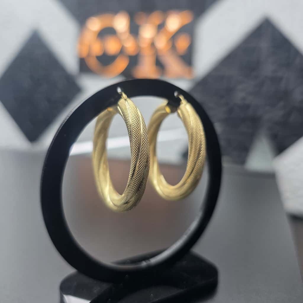 HOOP EARRING 10K