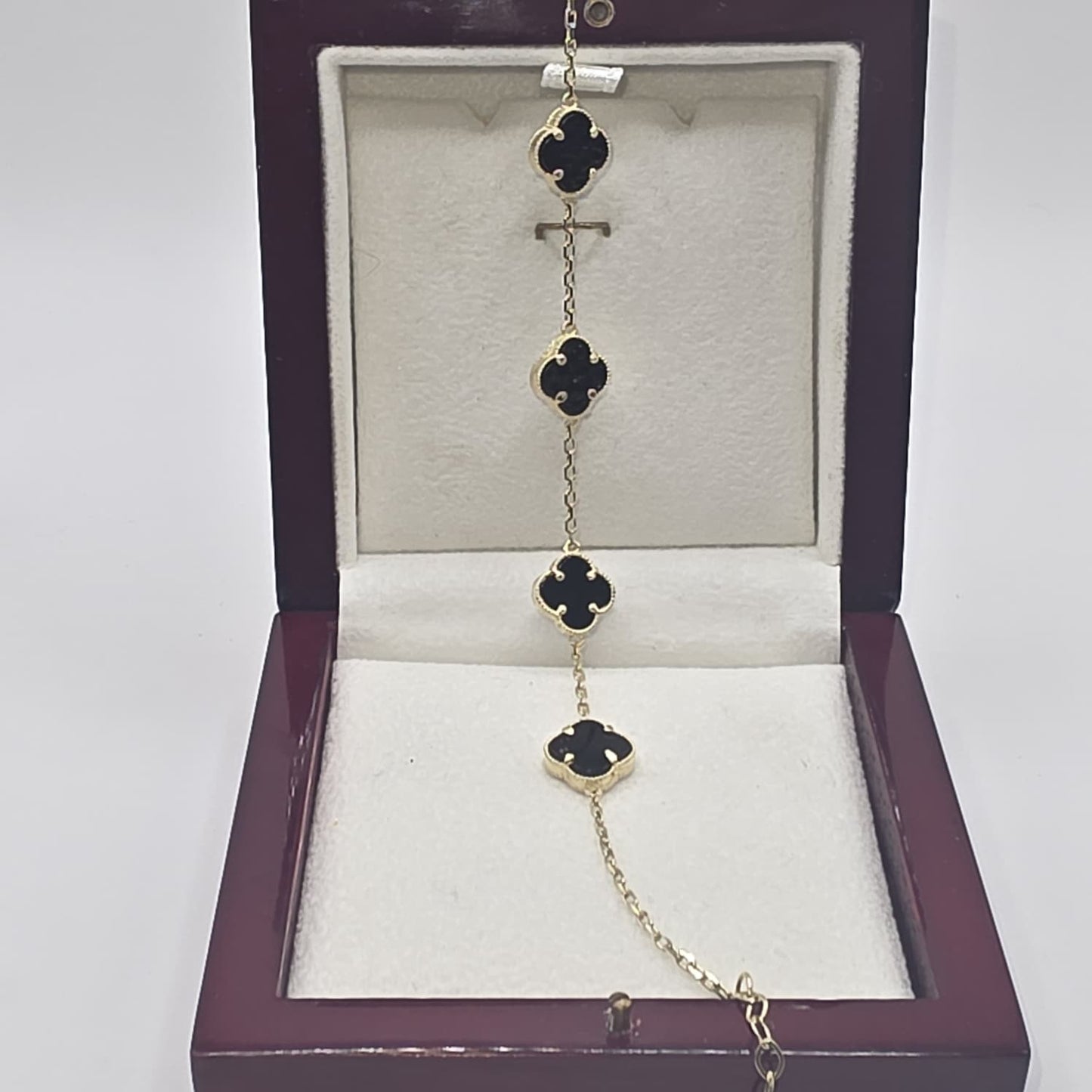 BLACK CLOVER BRACELET 10K