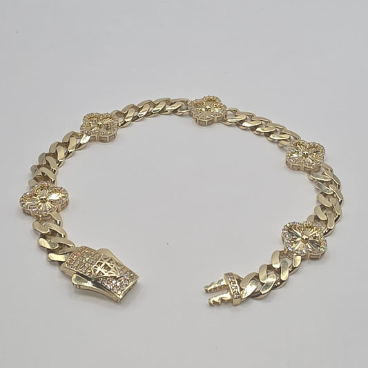 CLOVER BRACELET 10K