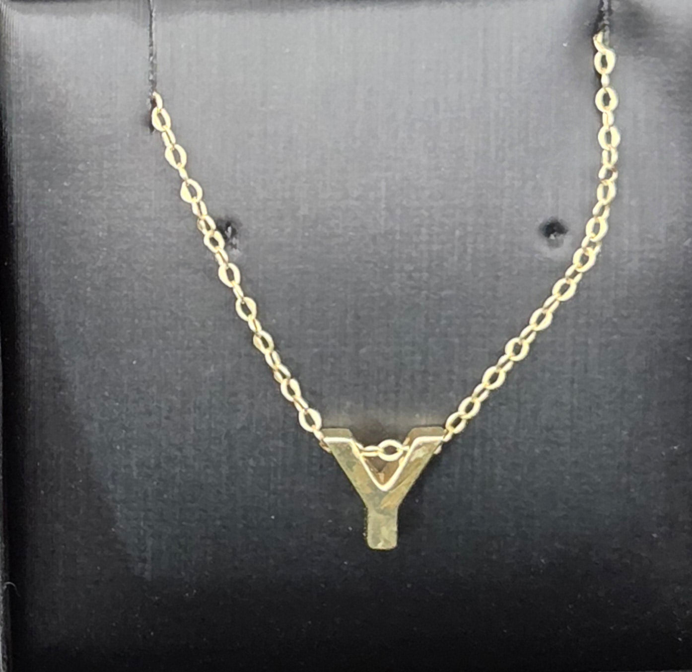 LETTER NECKLACE Y