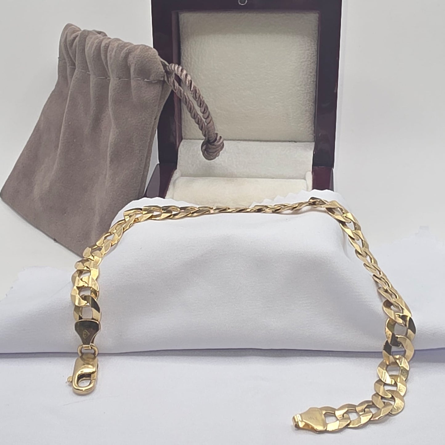 CUBAN CURB BRACELET 10K