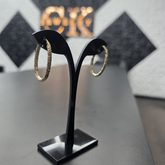 HOOP EARRING 10K