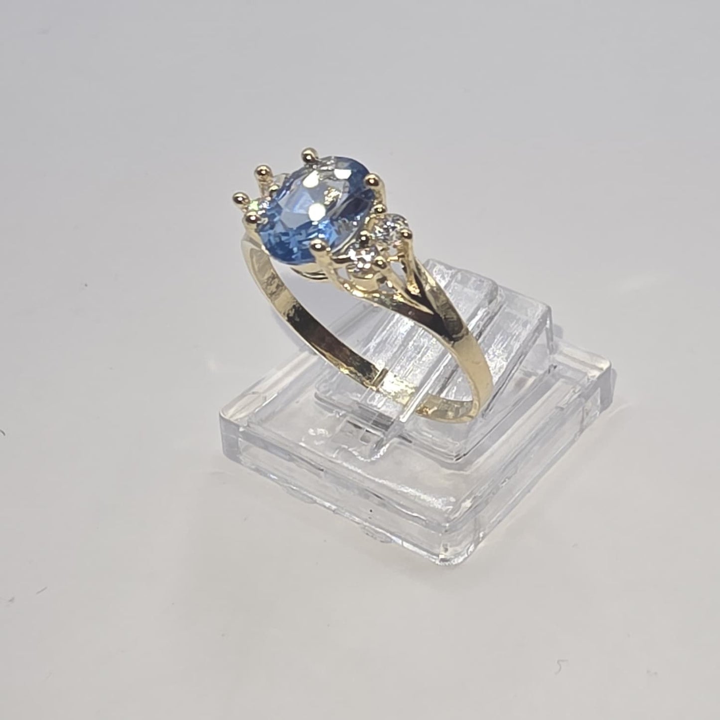 AQUAMARINE RING 10K
