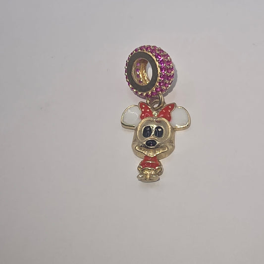 PANDORA MINNI MOUSE CHARM 10K