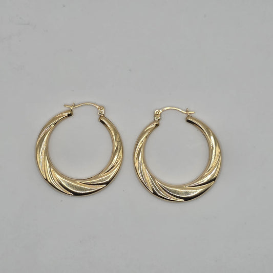 HOOP EARRING 10K
