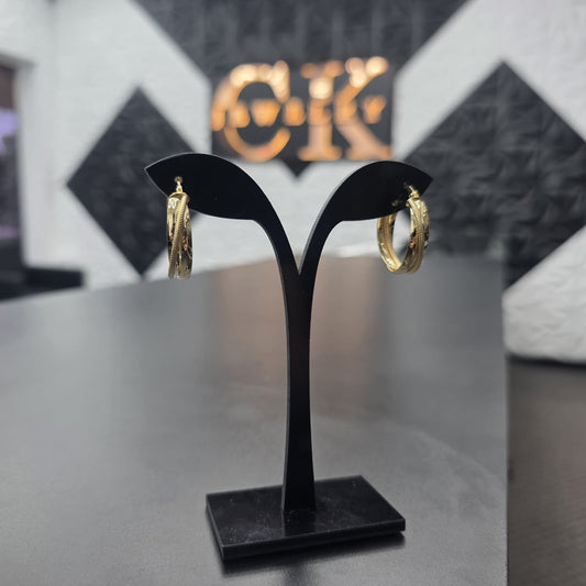 HOOP EARRING 10K