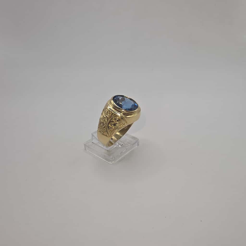 BLUE STONE RING 10K