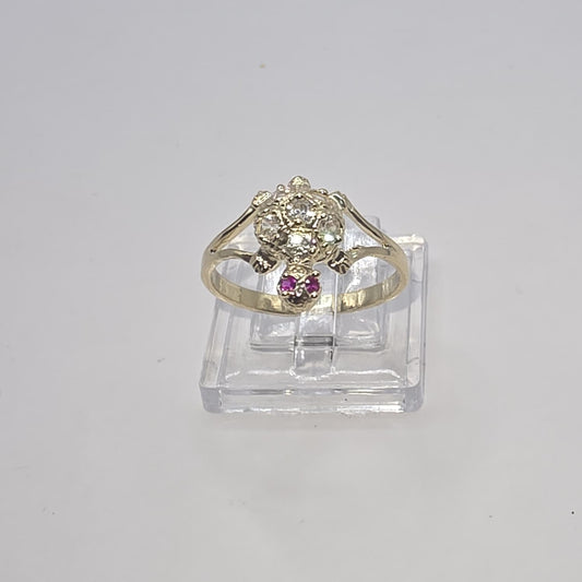 TURTLE RING 10K