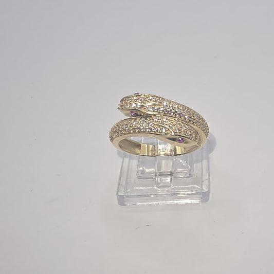 SNAQUE RING 10K