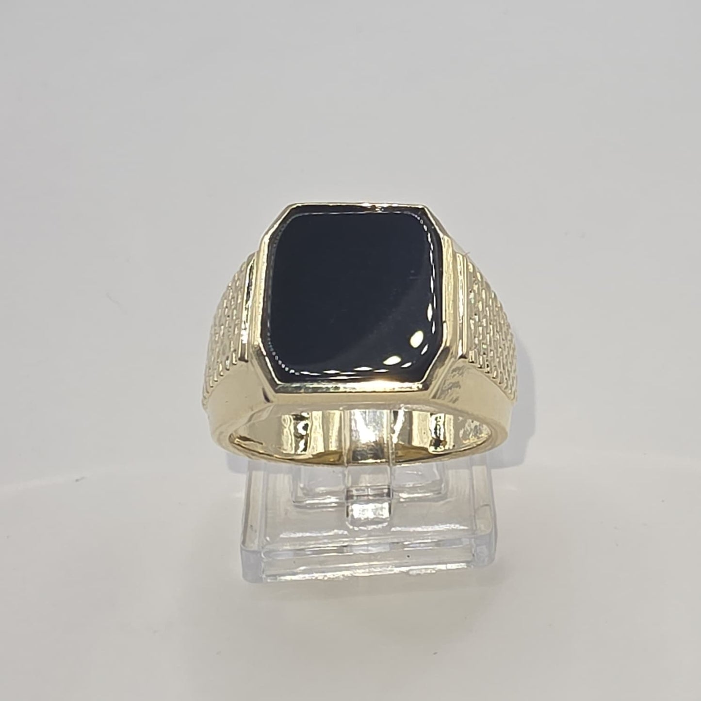 BLACK ONYX RING 10K