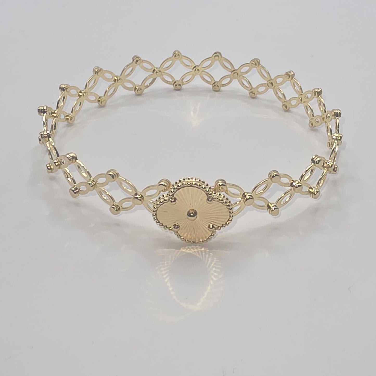 CLOVER RING BRACELET 14K