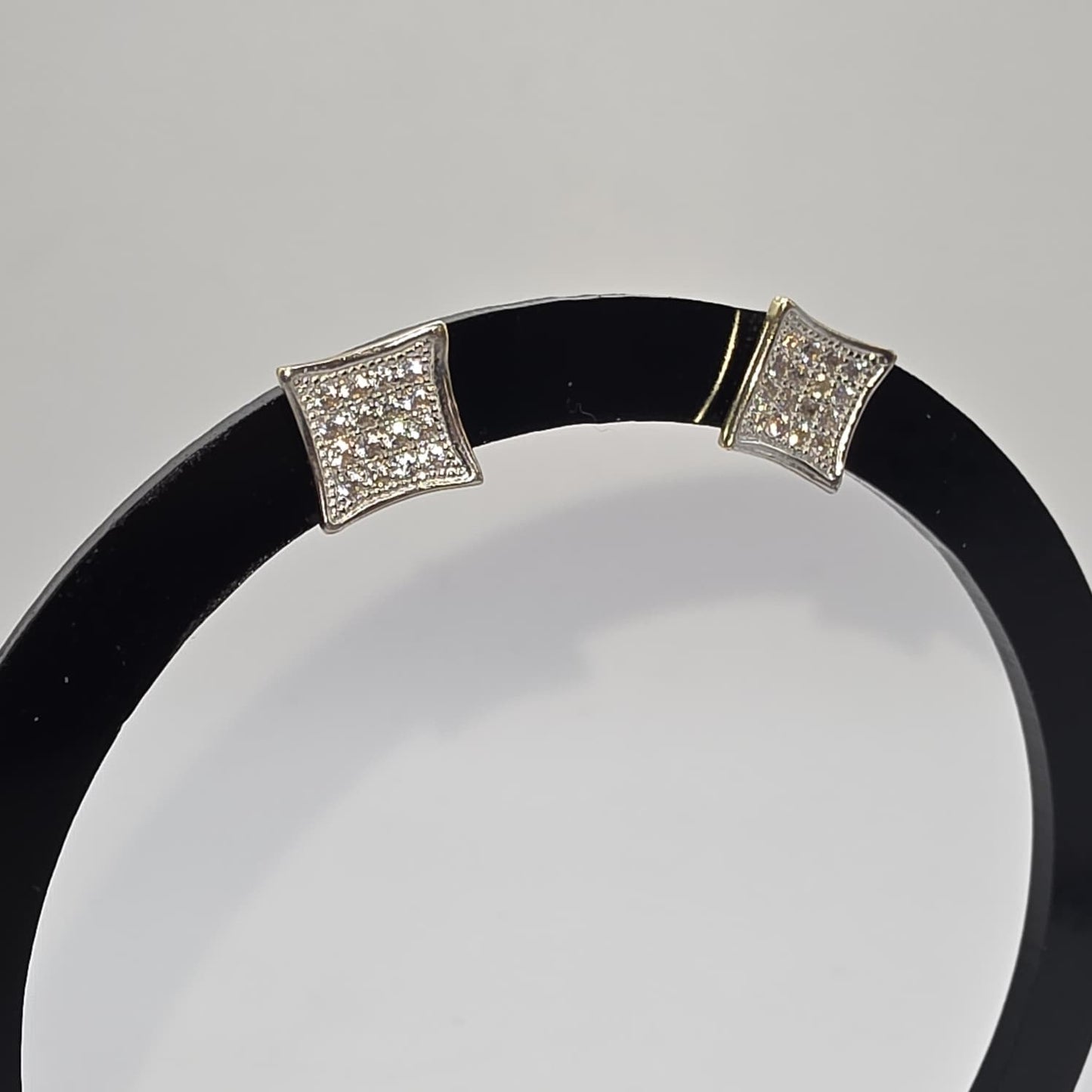 SQUARE STUD EARRING 10K