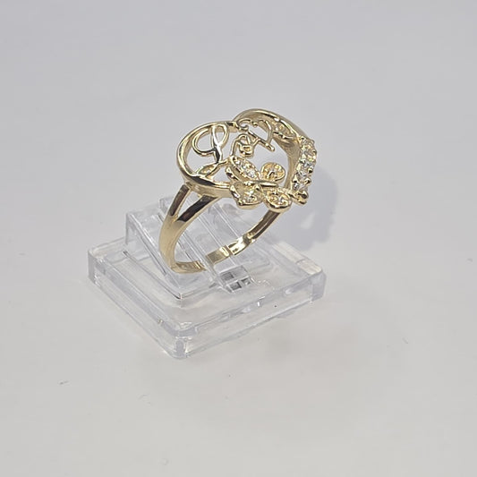 HEART RING 10K