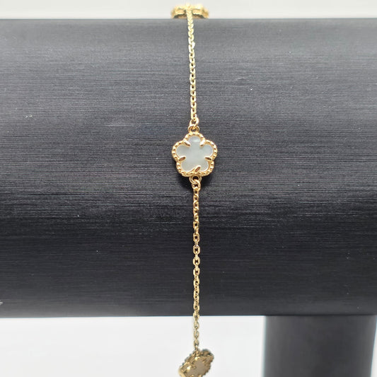 CLOVER BRACELET 14K