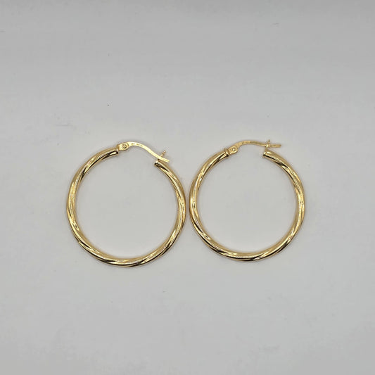 HOOP EARRING 10K