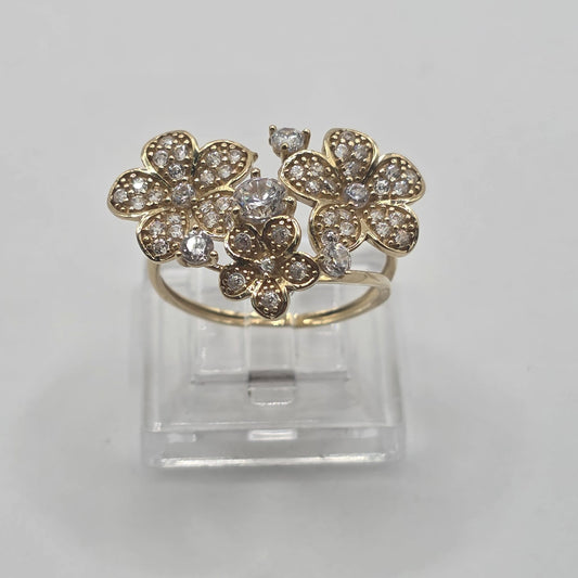 3 FLOWERS RING