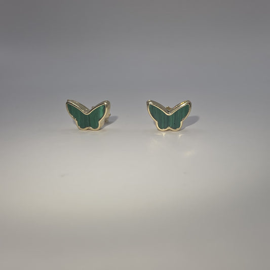 BUTTERFLY STUD EARRING 10K