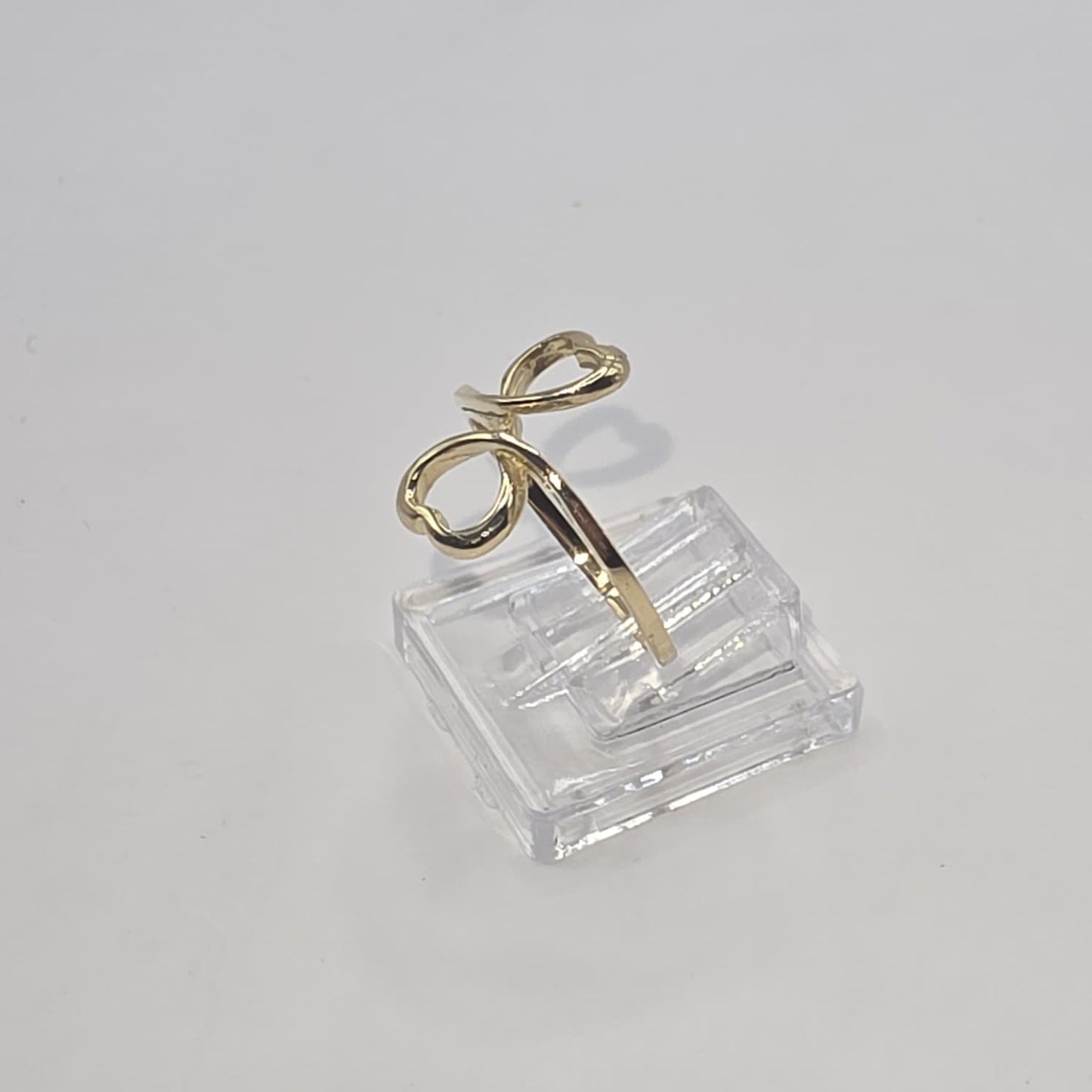 LINKED HEART RING 10K