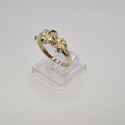 FLOWER RING 10K