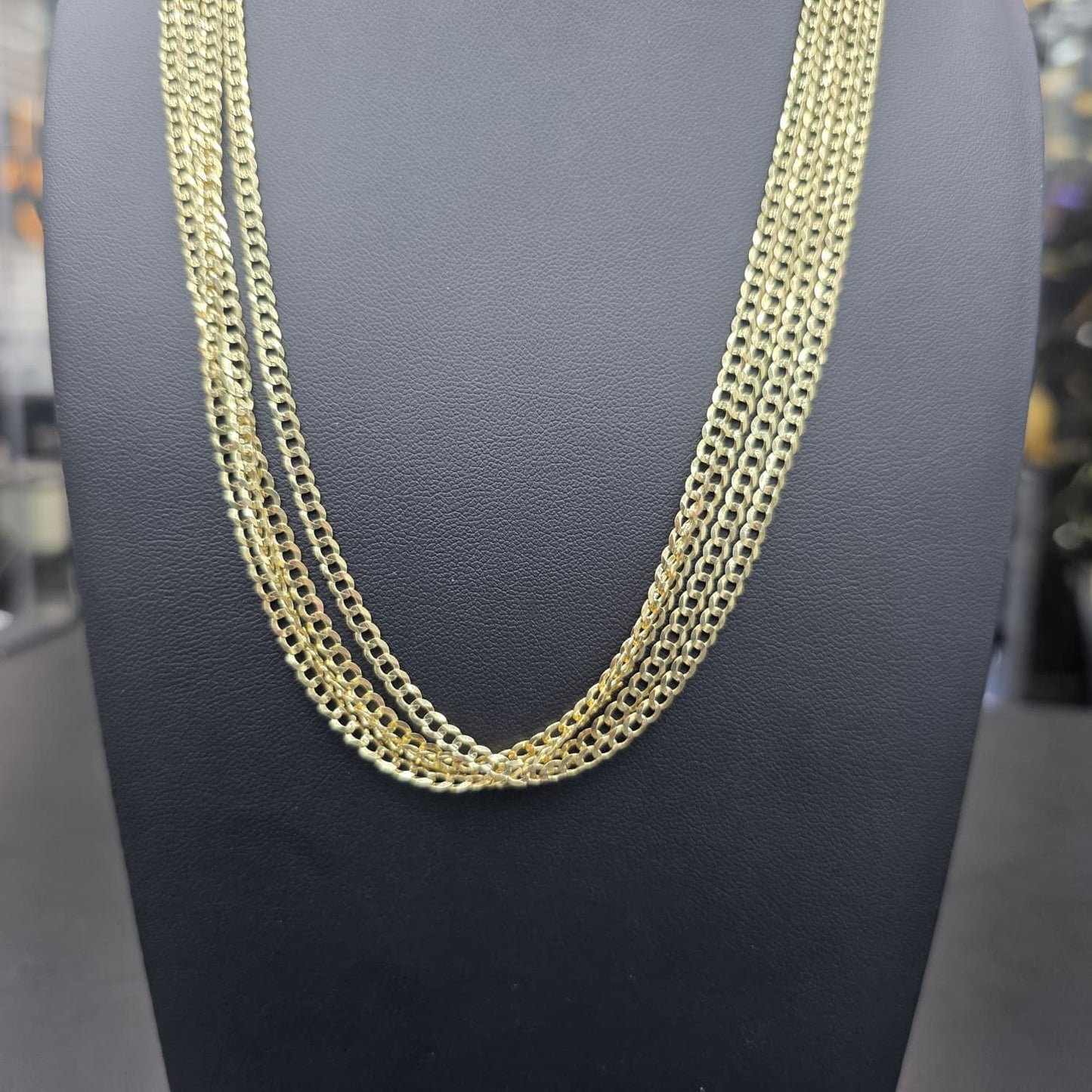 CUBAN CURB CHAIN 10K 3mm 22 INCH