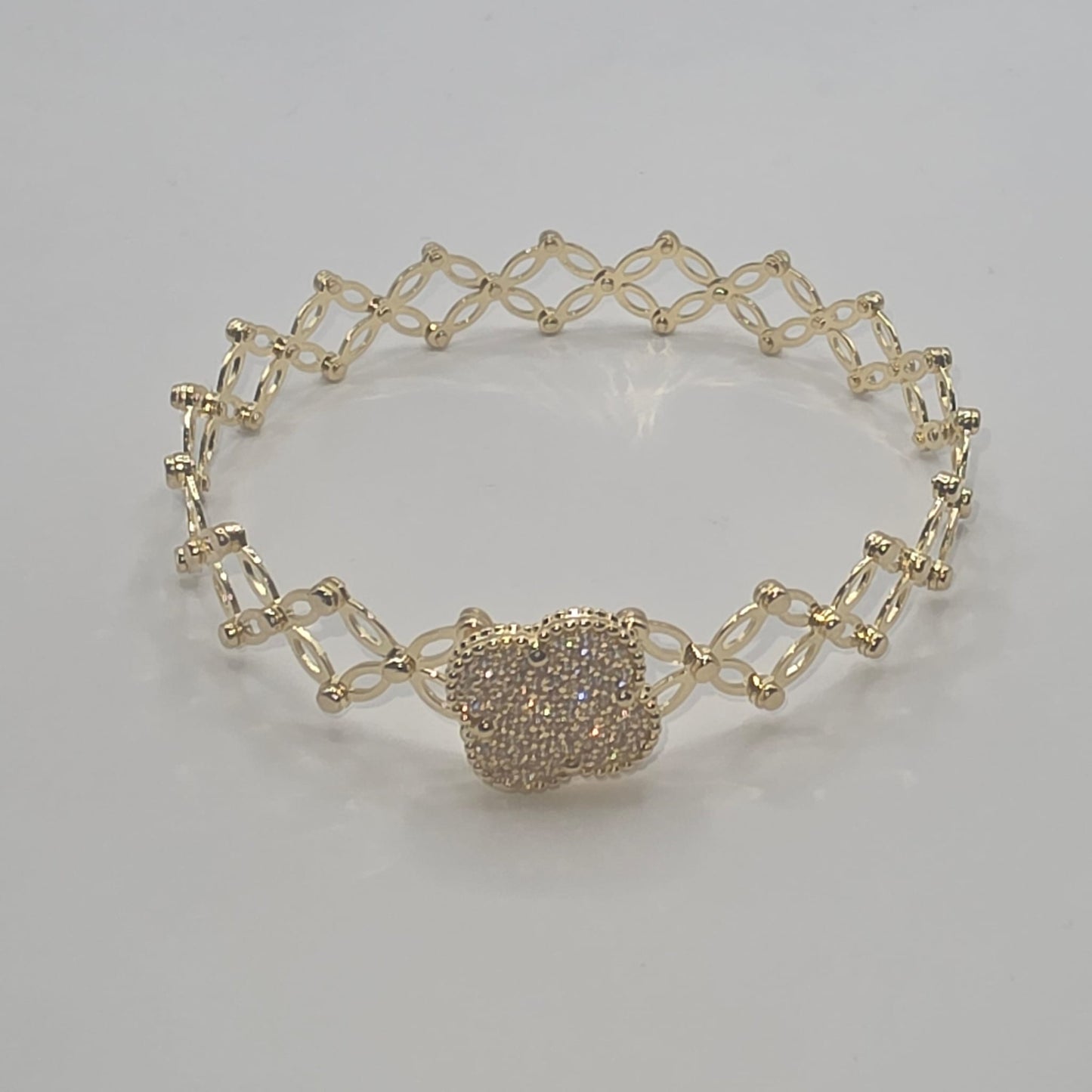 CLOVER RING BRACELET 14K