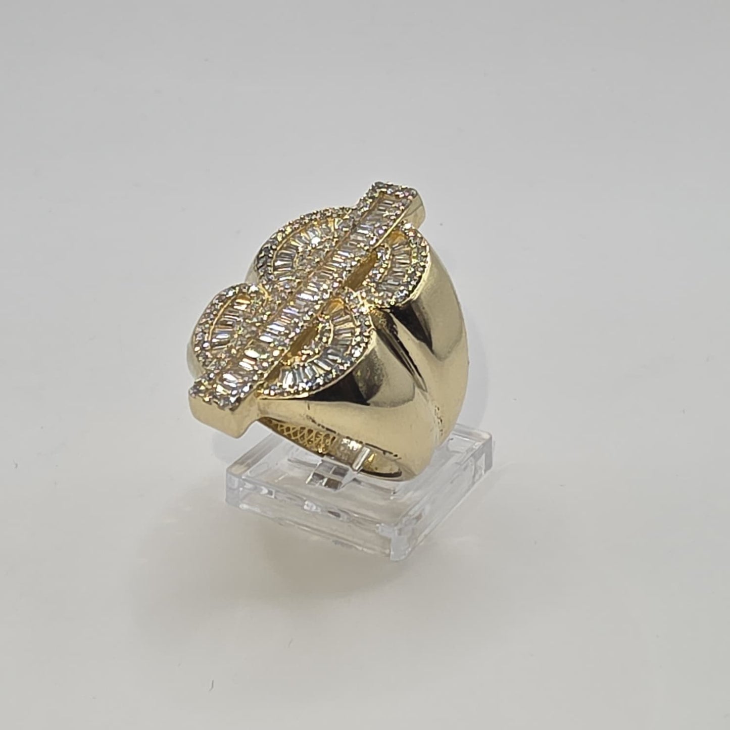 MONEY SIGN RING 10K