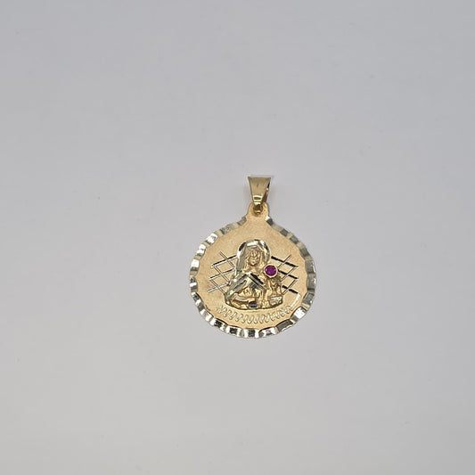 CARIDAD DEL COBRE PENDANT 10K