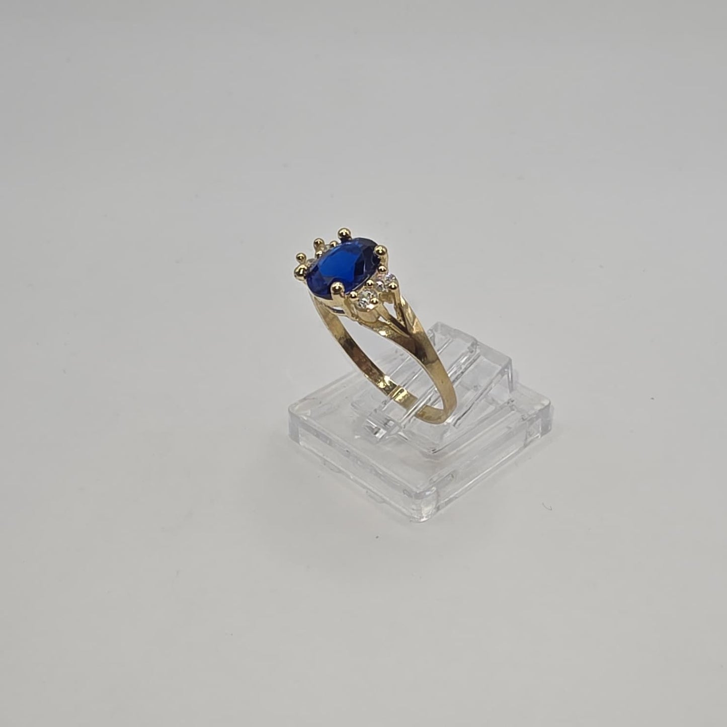 BLUE STONE RING 10K