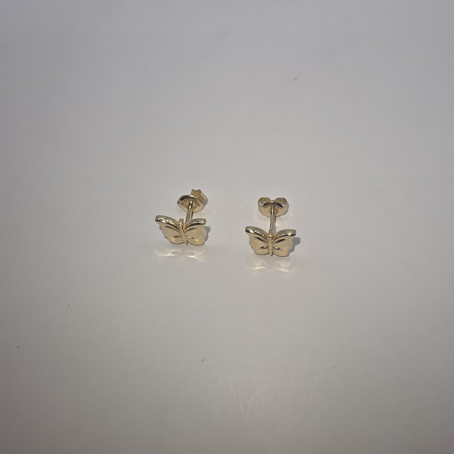 BUTTERFLY STUD EARRING 10K