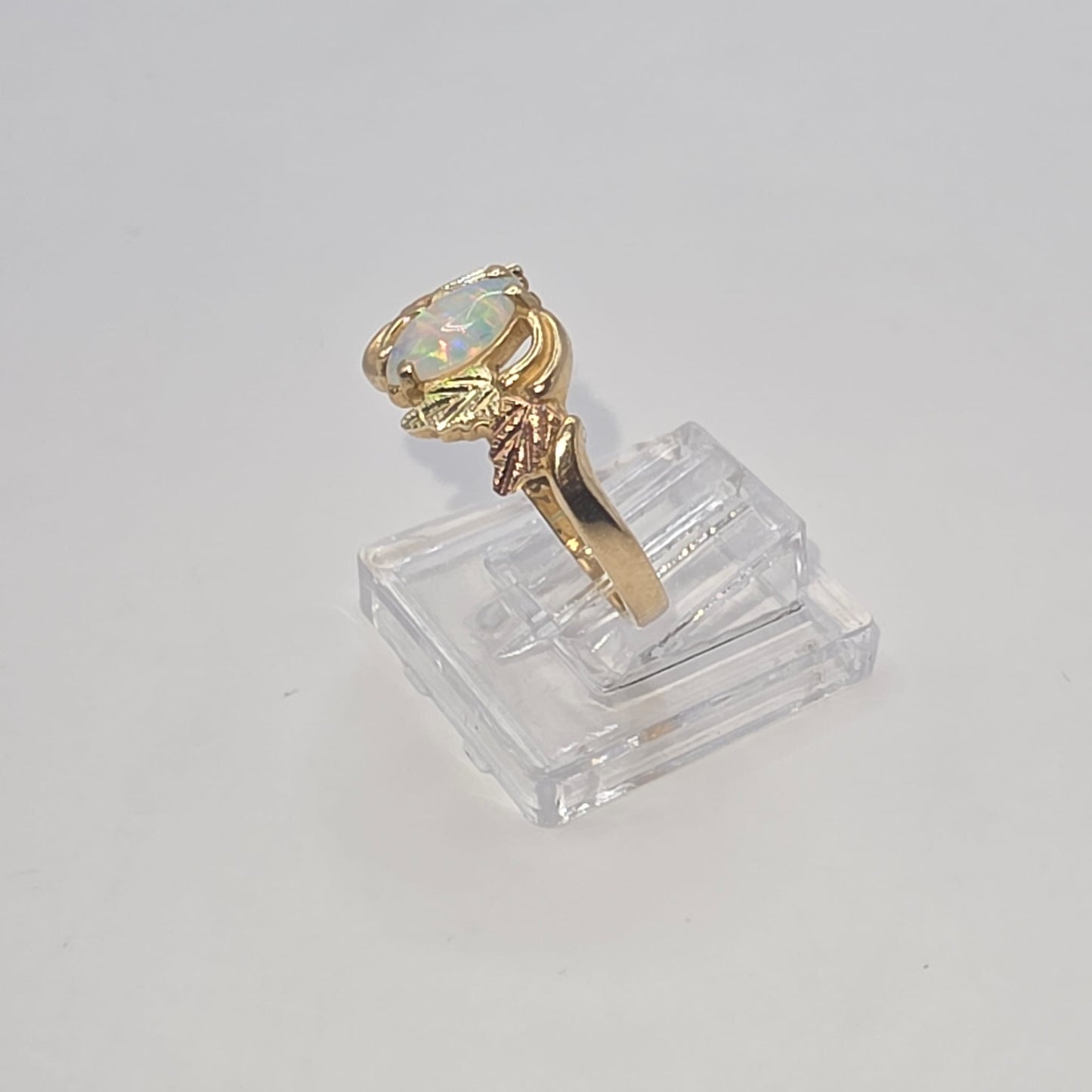 LEAF RING 10K