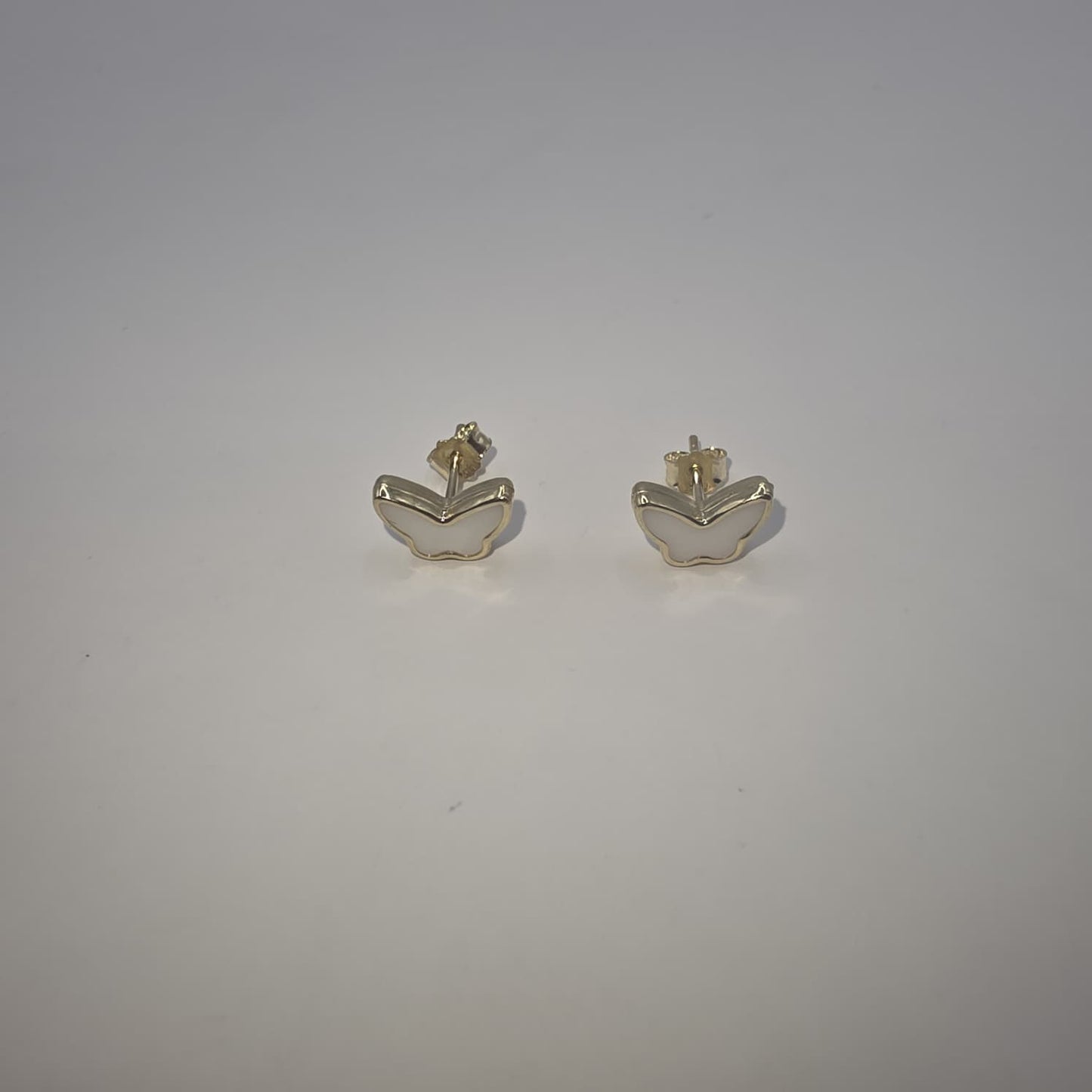 BUTTERFLY STUD EARRING 10K
