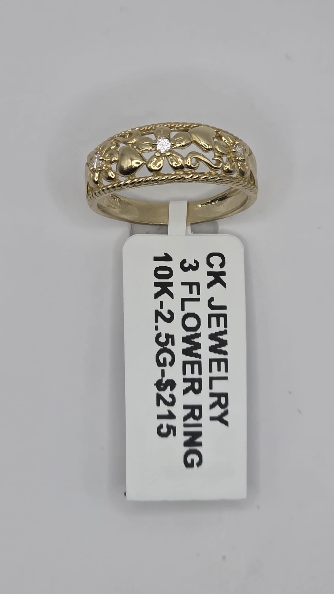3 Flower Ring