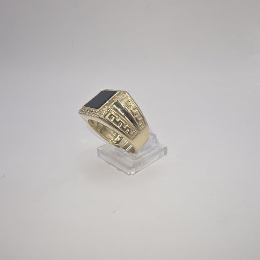 BLACK ONYX RING 10K