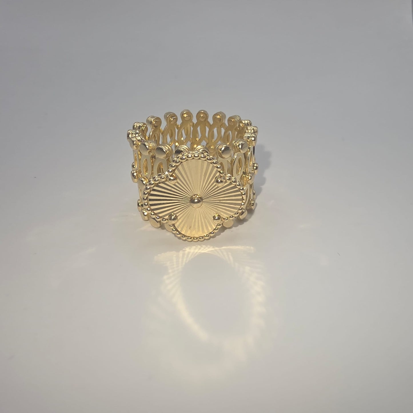 CLOVER RING BRACELET 14K