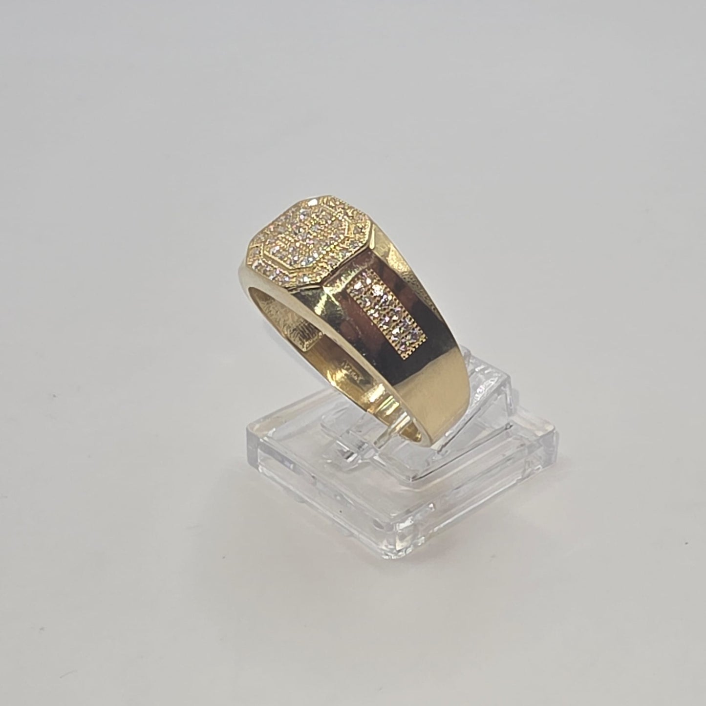 MEN'S SQUARE RING 10K